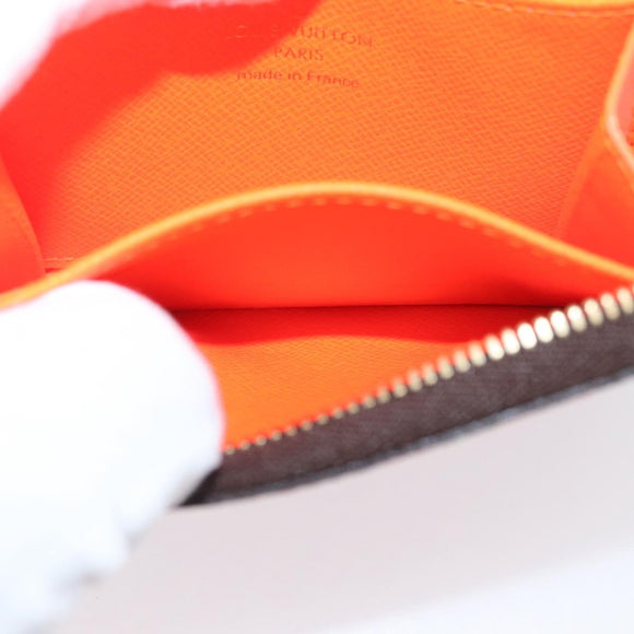 LOUIS VUITTON Monogram graffiti Zippy Coin Purse Orange M93708 Auth am10766SAV