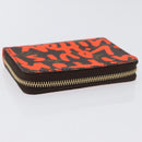 LOUIS VUITTON Monogram graffiti Zippy Coin Purse Orange M93708 Auth am10766SAV-5