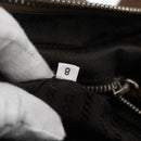 PRADA Boston Bag Safiano leather Brown Silver Auth am10770V-12