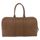 PRADA Boston Bag Safiano leather Brown Silver Auth am10770V-2