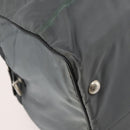 PRADA Boston Bag Nylon Gray Silver Auth am10771-14