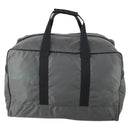 PRADA Boston Bag Nylon Gray Silver Auth am10771-2