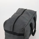 PRADA Boston Bag Nylon Gray Silver Auth am10771-6