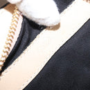 Chloe Etel Hand Bag Leather 2way Beige Gold Auth am10775-18