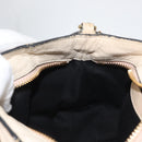 Chloe Etel Hand Bag Leather 2way Beige Gold Auth am10775-21