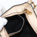 Chloe Etel Hand Bag Leather 2way Beige Gold Auth am10775-22