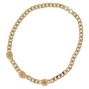 Christian Dior Color stone rhinestone Necklace metal 2 Set Gold Auth am10776V-10