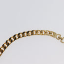 Christian Dior Color stone rhinestone Necklace metal 2 Set Gold Auth am10776V-15
