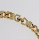Christian Dior Color stone rhinestone Necklace metal 2 Set Gold Auth am10776V-17