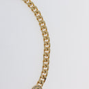 Christian Dior Color stone rhinestone Necklace metal 2 Set Gold Auth am10776V-6