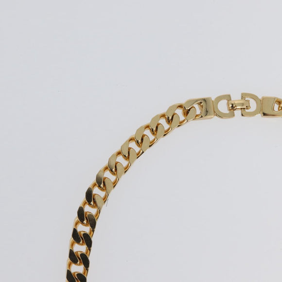 Christian Dior Color stone rhinestone Necklace metal 2 Set Gold Auth am10776V