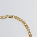 Christian Dior Color stone rhinestone Necklace metal 2 Set Gold Auth am10776V-8