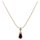 Christian Dior Color Stone Rhinestone Necklace metal Gold Auth am10778V-1