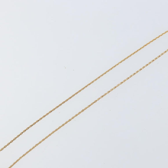 Christian Dior Color Stone Rhinestone Necklace metal Gold Auth am10778V