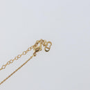 Christian Dior Color Stone Rhinestone Necklace metal Gold Auth am10778V-14