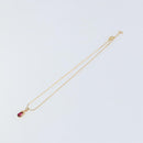Christian Dior Color Stone Rhinestone Necklace metal Gold Auth am10778V-2