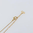 Christian Dior Color Stone Rhinestone Necklace metal Gold Auth am10778V-7