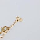 Christian Dior Color Stone Rhinestone Necklace metal Gold Auth am10778V-8
