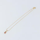 Christian Dior Color Stone Rhinestone Necklace metal Gold Auth am10778V-9