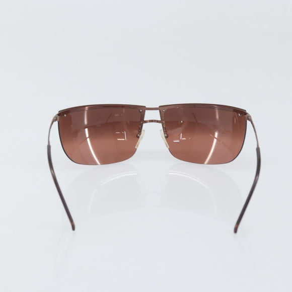 GUCCI Rimless Sunglasses plastic Brown Auth am10785