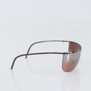 GUCCI Rimless Sunglasses plastic Brown Auth am10785-5