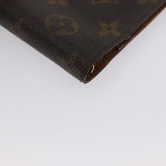LOUIS VUITTON Monogram Agenda PM Day Planner Cover 2 Set R20005 LV Auth am10788