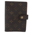 LOUIS VUITTON Monogram Agenda PM Day Planner Cover 2 Set R20005 LV Auth am10788-2