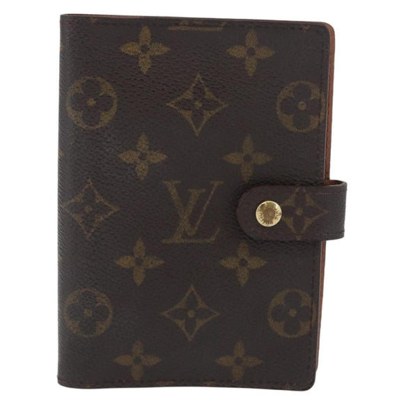 LOUIS VUITTON Monogram Agenda PM Day Planner Cover 2 Set R20005 LV Auth am10788
