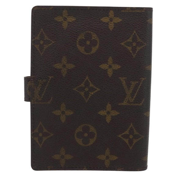 LOUIS VUITTON Monogram Agenda PM Day Planner Cover 2 Set R20005 LV Auth am10788