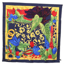 CELINE Scarf Silk Navy Auth am10790V-11