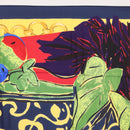 CELINE Scarf Silk Navy Auth am10790V-13