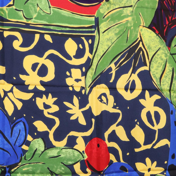 CELINE Scarf Silk Navy Auth am10790V