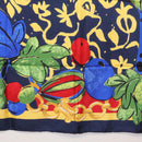 CELINE Scarf Silk Navy Auth am10790V-19