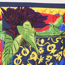 CELINE Scarf Silk Navy Auth am10790V-3