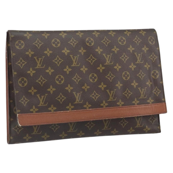 LOUIS VUITTON Monogram Porte envelope Clutch Bag M51801 LV Auth am10792
