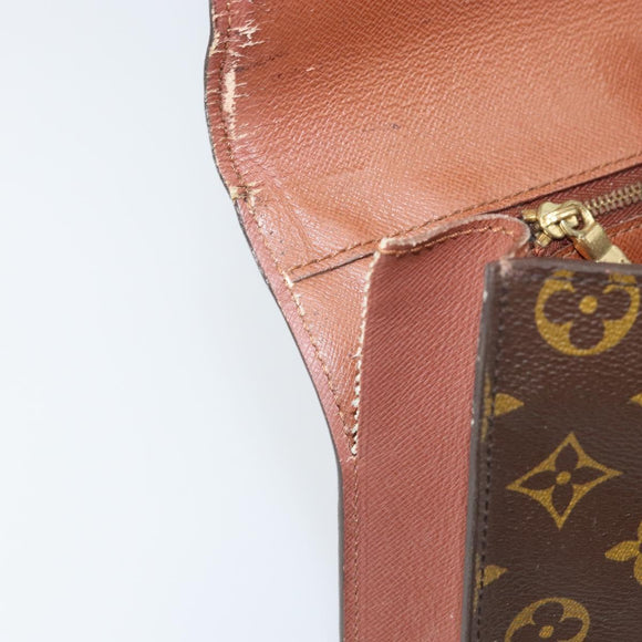 LOUIS VUITTON Monogram Porte envelope Clutch Bag M51801 LV Auth am10792
