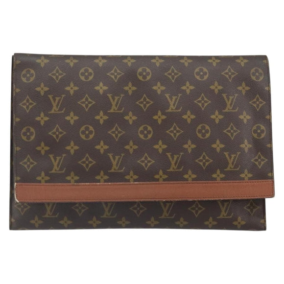 LOUIS VUITTON Monogram Porte envelope Clutch Bag M51801 LV Auth am10792