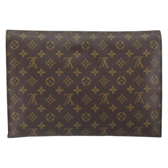LOUIS VUITTON Monogram Porte envelope Clutch Bag M51801 LV Auth am10792