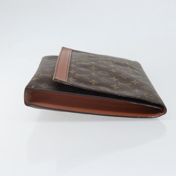 LOUIS VUITTON Monogram Porte envelope Clutch Bag M51801 LV Auth am10792