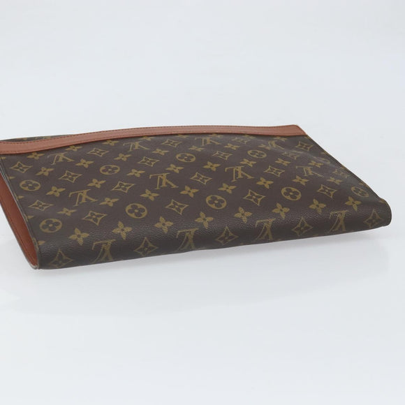 LOUIS VUITTON Monogram Porte envelope Clutch Bag M51801 LV Auth am10792