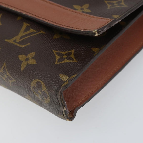 LOUIS VUITTON Monogram Porte envelope Clutch Bag M51801 LV Auth am10792