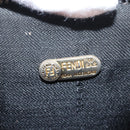 FENDI Pecan Canvas Mini Hand Bag PVC Brown Black Auth am10793V-17