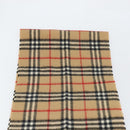 Burberrys Nova Check Scarf Wool Beige Auth am10794-7