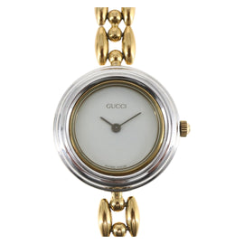 GUCCI Change Bezel Watches metal Gold Auth am10796SV