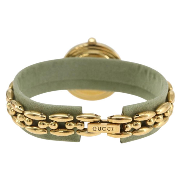 GUCCI Change Bezel Watches metal Gold Auth am10796SV