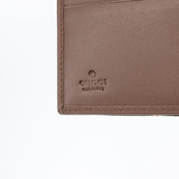 GUCCI GG Canvas Jackie Wallet Brown Silver 035 2773 2131 Auth am10798V