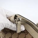 GUCCI GG Canvas Tote Bag Beige Gold 141470 Auth am10802-15