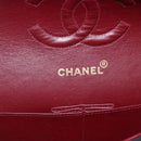 CHANEL Matelasse 25 Double Flap Chain Bag Lammleder Schwarz CC Auth am10803SAM-20