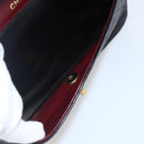 CHANEL Matelasse 25 Double Flap Chain Bag Lammleder Schwarz CC Auth am10803SAM-24