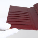 CARTIER Must Line Long Wallet Leather Bordeaux Gold Auth am10805V-14